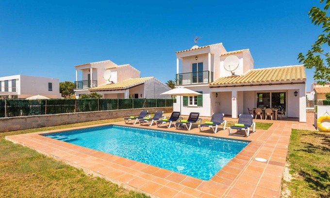 Cala en Forcat Villa | Villa Fuegosol - This villa includes A/C, WIFI & a private pool