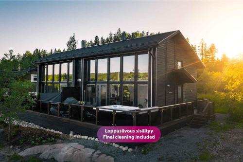Jamsa House | Villa Halla 2 - 8 henkilölle, HimosYkkösen alue, 76m²+36m²