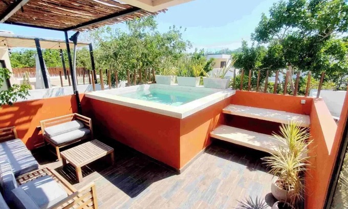 Ek Balam Village Villa | Villa in Tulum Paradise for 8 en MUN