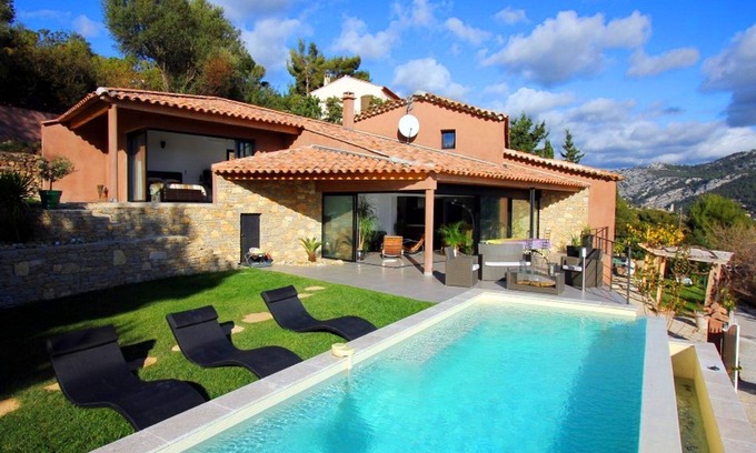 Ollioules Villa | Villa luxe, 3 chambres, piscine, clim