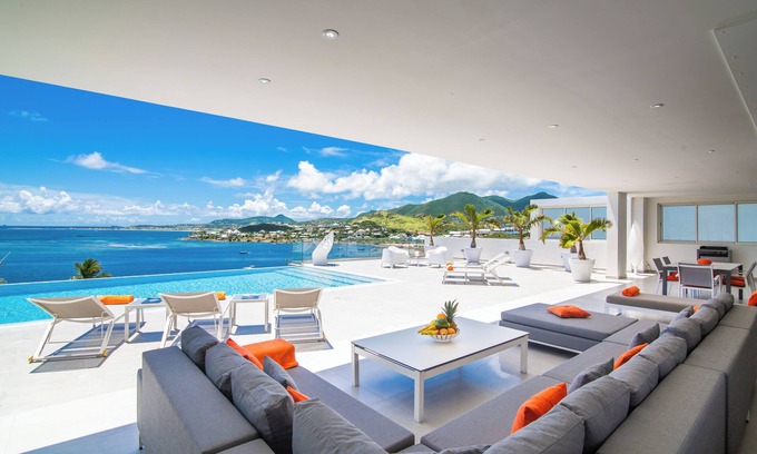 Bellevue Villa | Villa Magnolia Forever vue mer Exceptionnelle Face à Saint Barthelemy