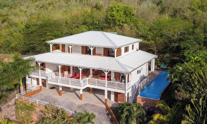 Les Anses-d'Arlets Villa | Villa Malinina, swimming pool, sea view