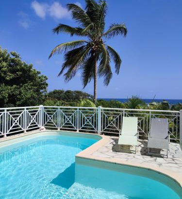 Saint-Francois Villa | Villa Muscade guadeloupe, piscine, vue mer et accès plage