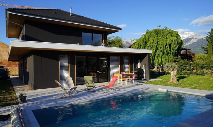 Saint-Jorioz House | VILLA OSSATURE NEW WOOD WITH SWIMMING POOL in residential area