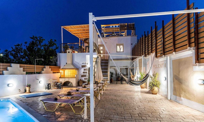 Kournas Villa | Villa Polenta - Kournas with pool - up to 8 persons