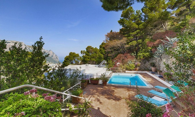 Capri Villa | Villa Polifemo with Swimming Pool, Sea View, Terrace and Garden
