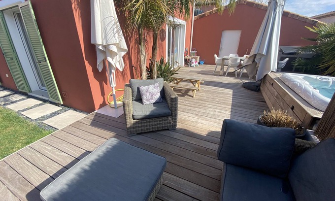 Saint-Jacques Villa | Villa Provençale Tout Équipé Avec Terrasse Exotique et spa !