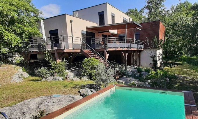 Saint Alban Auriolles House | Villa Saint-Alban-Auriolles, 3 bedrooms, 6 persons