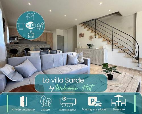 Tarascon Villa | Villa Sarde, villa entière avec parking
