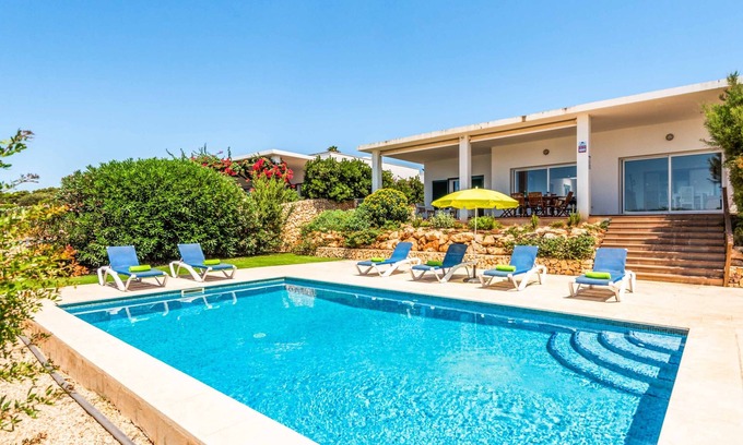Sant Lluis Villa | Villa Satalaia - Four Bedroom Villa, Sleeps 6