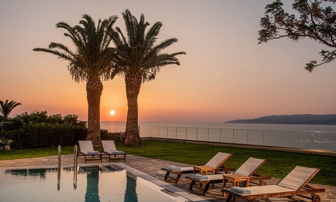 Anissaras Villa | Villa Sunrise-majestic Seaview with private pool