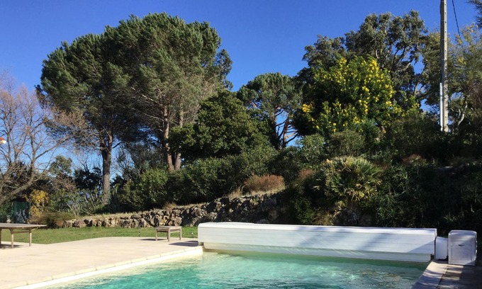 Tanneron House | villa swimming pool near cannes, breathtaking view, 1/2 hour from the sea