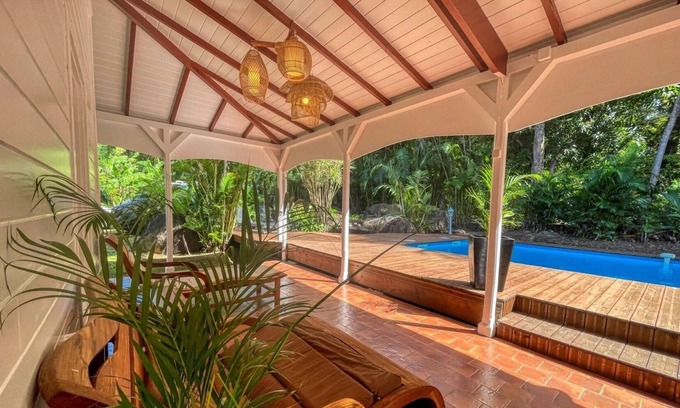 Cafeiere Villa | Villa Tilamp-Tilamp 200m from Grande-Anse beach - Deshaies