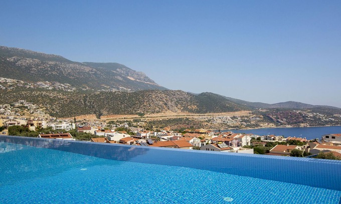 Kalkan Villa | Villa Tyra ultra modern luxury 5 bedroom villa with stunning sea views