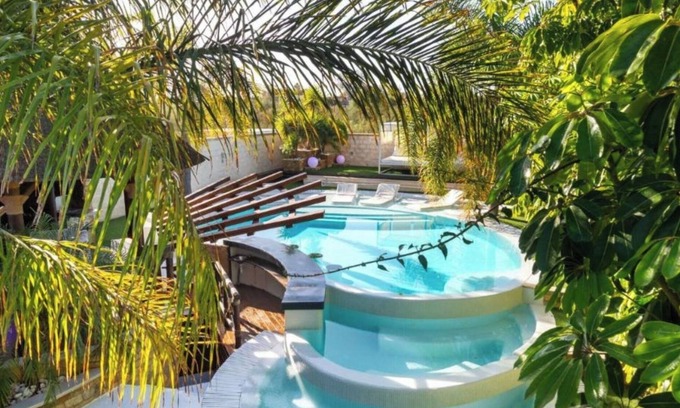 El Puerto de Santa Maria House | Villa with design pool, pool bar, jacuzzi, Balinese bed