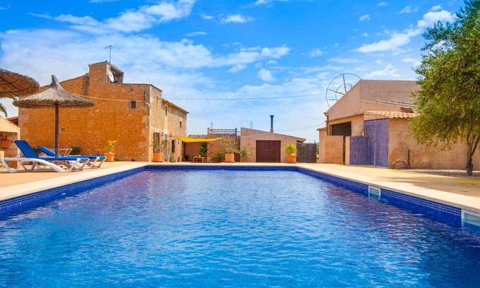 Ses Salines Villa | Villa with detached house, air conditioning, wifi, garden, private swimming pool