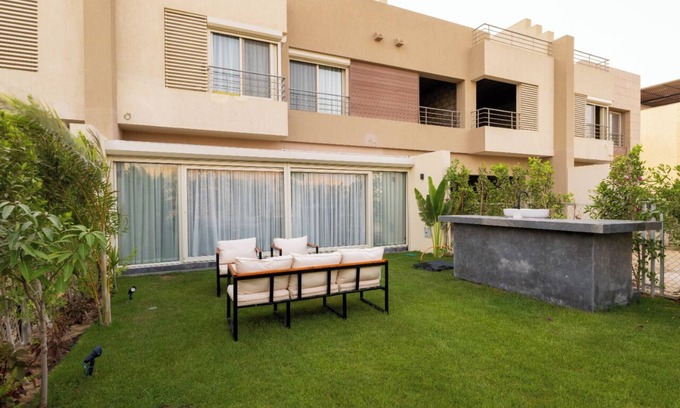 6th of October City Villa | villa with private garden in the crown palm hills compound -sheikh zayed