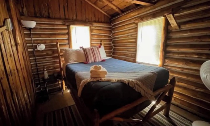 Prudenville Cabin | Vintage Lakefront Log Cabin #2nn