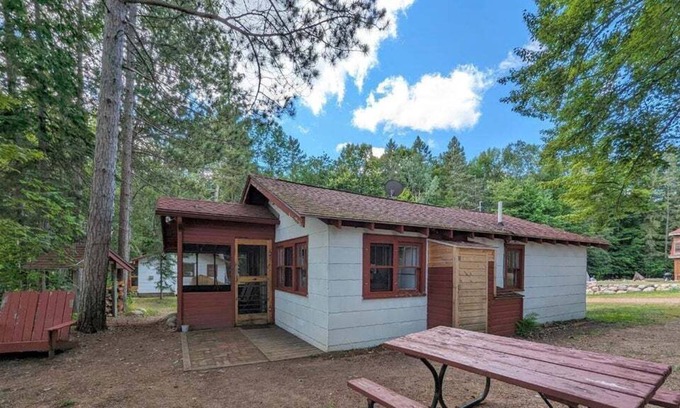 Phillips Cottage | Vintage Lakeside Cottage on Long Lake, Price County Maple Leaf