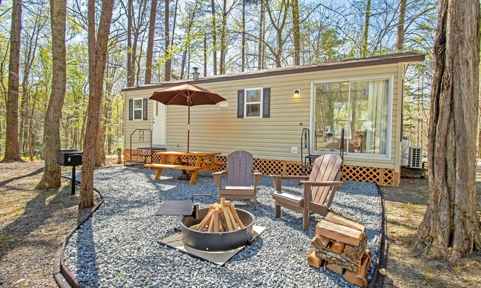 Spotsylvania House | Vintage RV Camp Trailer at Wilderness Presidential