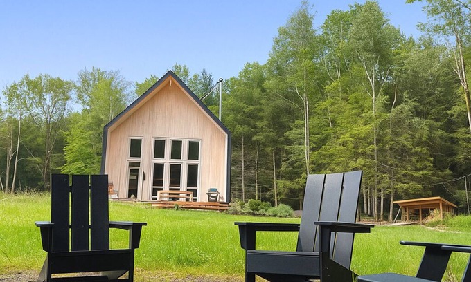 Swan Lake House | Vinyl Pines-Luxe Catskills Escape on 10 Acres