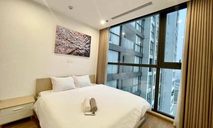 My Đinh Apartment | VNRooms - Vinhomes Sky Lake Phạm Hùng 2 Phòng Ngủ View Hồ - Đối diện Keangnam