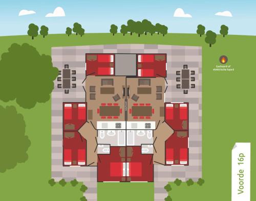 Voorthuizen Apartment | Voorde 16 pers. bungalow
