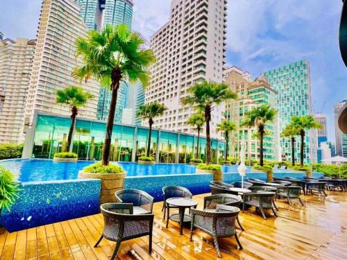 Golden Triangle Apartment | VORTEX SUITES KLCC & KL Tower VIEW