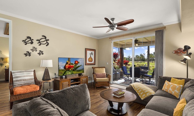 Waikoloa Condo | Waikoloa Beach Villas O2 - Low Rate, Golf Membership, BBQ, Ground Floor Villa