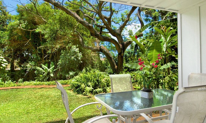 Poipu Condo | Waikomo Stream Villas #403 By Parrish Kauai: bright, updated end-unit w/dining