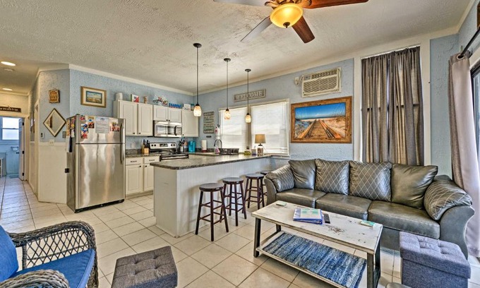Brigantine Apartment | Walk to Beach Coastal Brigantine Condo with Patio!