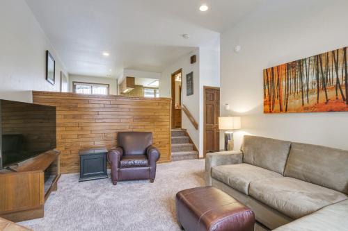 Peak 9 House | Walk to Chairlifts Breck Condo with Private Patio