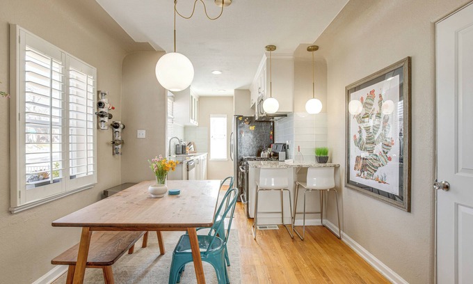 Whittier House | Walk to City Park: Chic Home w/Hot Tub & Yard