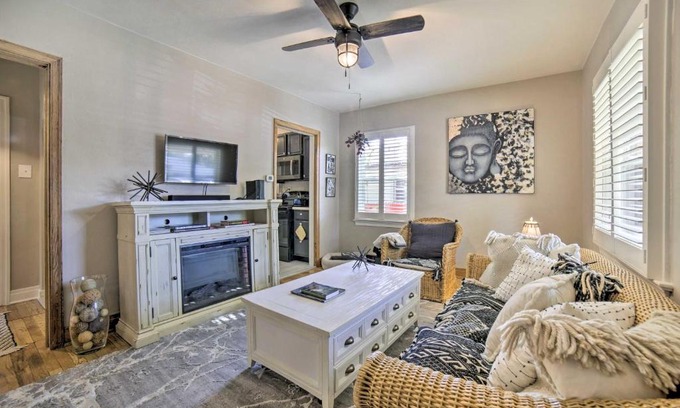 Old Southwest House | Walk to Midtown Reno Retreat with Furnished Deck!