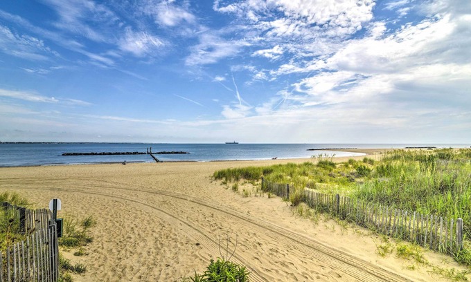 Willoughby Spit House | Walk to Public Beach Access: Norfolk Family Home
