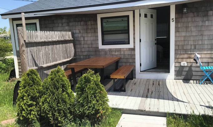 Provincetown House | Walk to the beach from this newly renovated Provincetown beach point cottage.