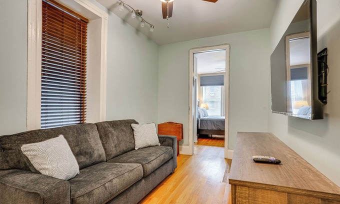 Hoboken Apartment | Walk to Washington St: Hoboken Apt w/Balcony!