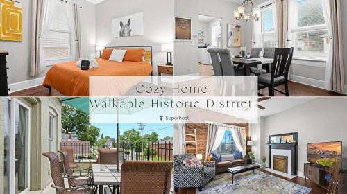 Jeffersonville House | Walkable Historic District Riverview Escape
