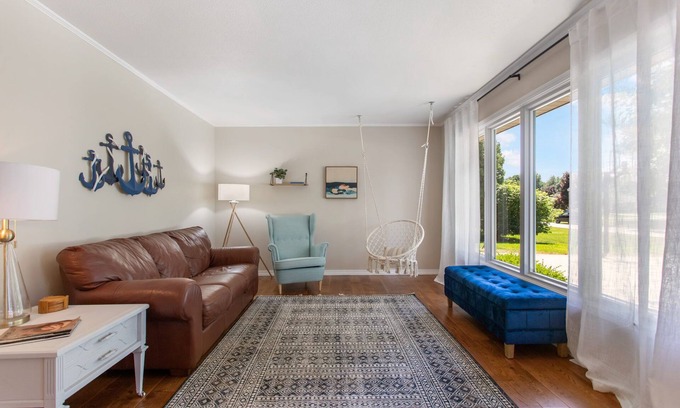 Holland House | Walking Distance to Lake MI Beach! Kid-Friendly Retreat with Game Room and 5 BRs