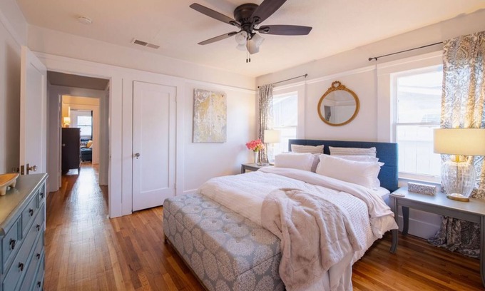 Tower District House | Warm 2 Bedroom Bungalow with 2 Living Rooms and a Grand Piano!