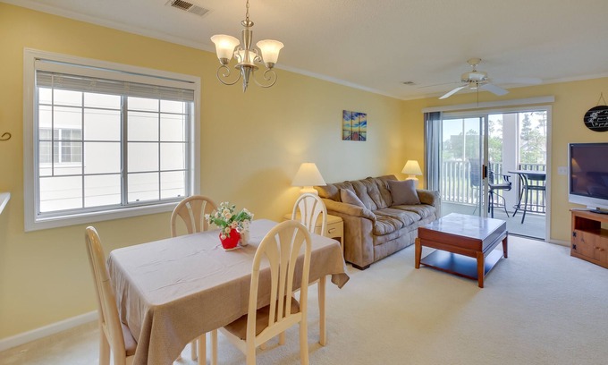 Little River Condo | Water-View Haven ~ 6 Mi to Myrtle Beach!