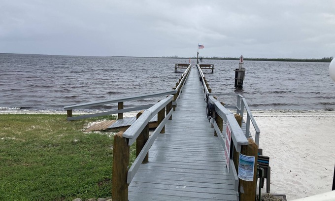 Port Charlotte Condo | Water view of Charlotte Harbor. 2 bed 2 bath walk up condo totally refurbished