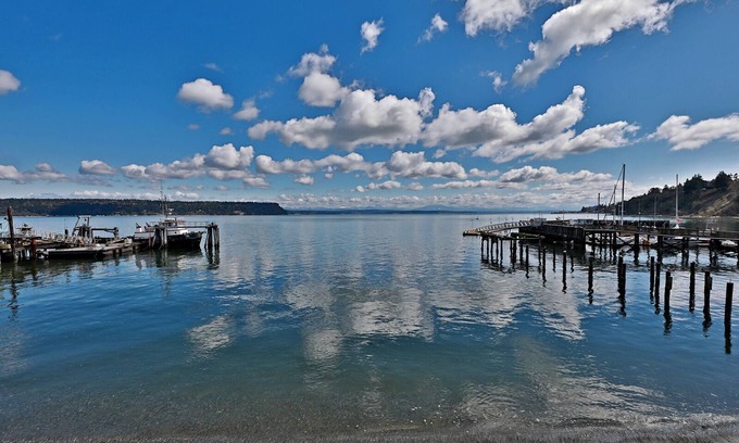 Langley Condo | Waterfront 2 bedroom condo - private deck offering spectacular views