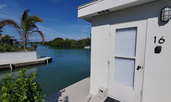 Nokomis House | Waterfront Boathouse One Room Bungalow with Private Beach Access