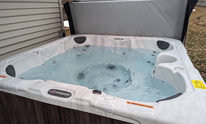 Siren Cabin | Waterfront Cabin in Siren on Clear Lake, Hot Tub, sandy shoreline & more.
