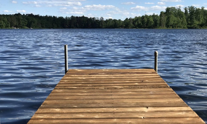 Lac du Flambeau Cabin | Waterfront Cabin: Canoes, Kayaks, Pontoon! Pet Friendly Escape. Fall Specials!