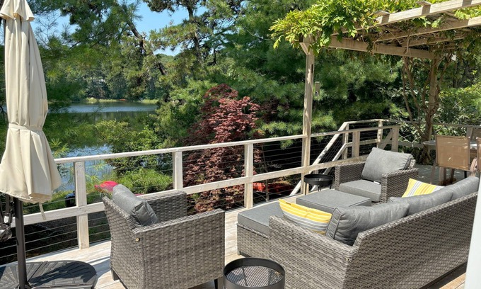 Eastham House | Waterfront Cape Cottage Nestled In Wooded Privacy (2297)