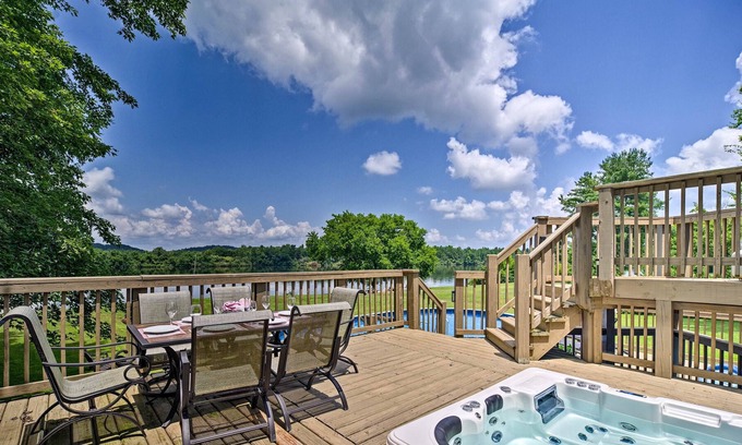 Decatur House | Waterfront Decatur Home w/ Private Pool & Dock!