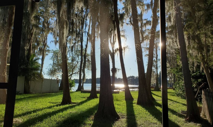 Lutz Apartment | Waterfront great views large 1 bedroom studio apartment close to Moffitt, Tampa.