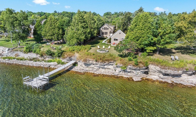 Baileys Harbor House | Waterfront home in Downtown Baileys Harbor- Across from the Brewery!